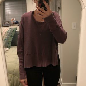 Free People purple sweater